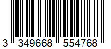 EAN Barcode for 3349668554768