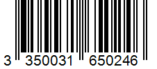 Barcode 3350031650246