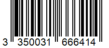Barcode 3350031666414