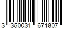 Barcode 3350031671807