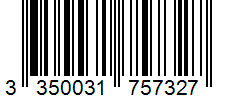 Barcode 3350031757327