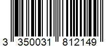 Barcode 3350031812149