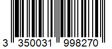Barcode 3350031998270