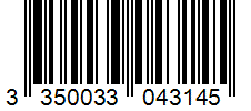 Barcode 3350033043145