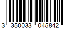 Barcode 3350033045842