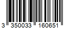 Barcode 3350033160651