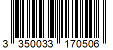 Barcode 3350033170506