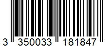 Barcode 3350033181847