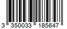 Barcode 3350033185647