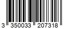 Barcode 3350033207318