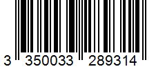Barcode 3350033289314