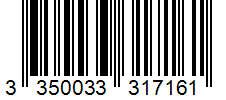 Barcode 3350033317161