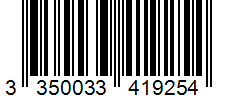 Barcode 3350033419254