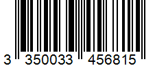 Barcode 3350033456815