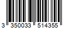 Barcode 3350033514355