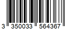 Barcode 3350033564367