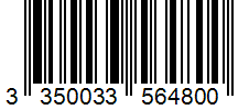 Barcode 3350033564800