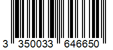 Barcode 3350033646650