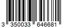 Barcode 3350033646681