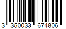 Barcode 3350033674806