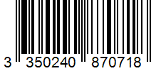 Barcode 3350240870718