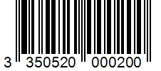 Barcode 3350520000200