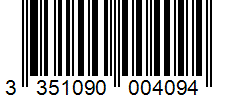 Barcode 3351090004094