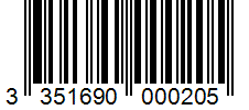 Barcode 3351690000205