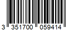 Barcode 3351700059414