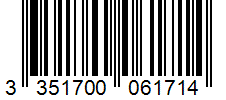 Barcode 3351700061714