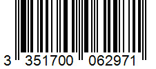 Barcode 3351700062971