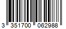 Barcode 3351700062988
