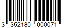 Barcode 3352180000071