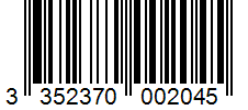 Barcode 3352370002045