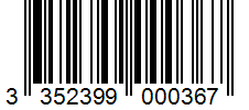 Barcode 3352399000367