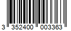 Barcode 3352400003363