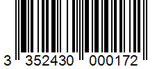 Barcode 3352430000172