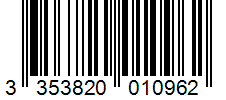 Barcode 3353820010962