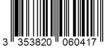 Barcode 3353820060417