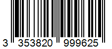Barcode 3353820999625