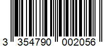 Barcode 3354790002056