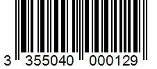 Barcode 3355040000129
