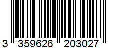 Barcode 3359626203027
