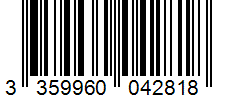 Barcode 3359960042818