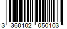 Barcode 3360102050103
