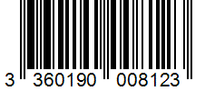 Barcode 3360190008123