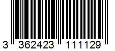 Barcode 3362423111129