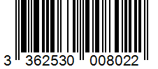 Barcode 3362530008022