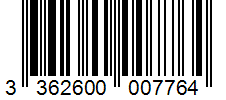 Barcode 3362600007764