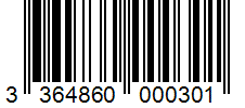 Barcode 3364860000301